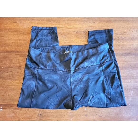 Yogalicious Lux High Waist Side Pocket Capri Leggings Women’s Size 3X - Picture 1 of 8